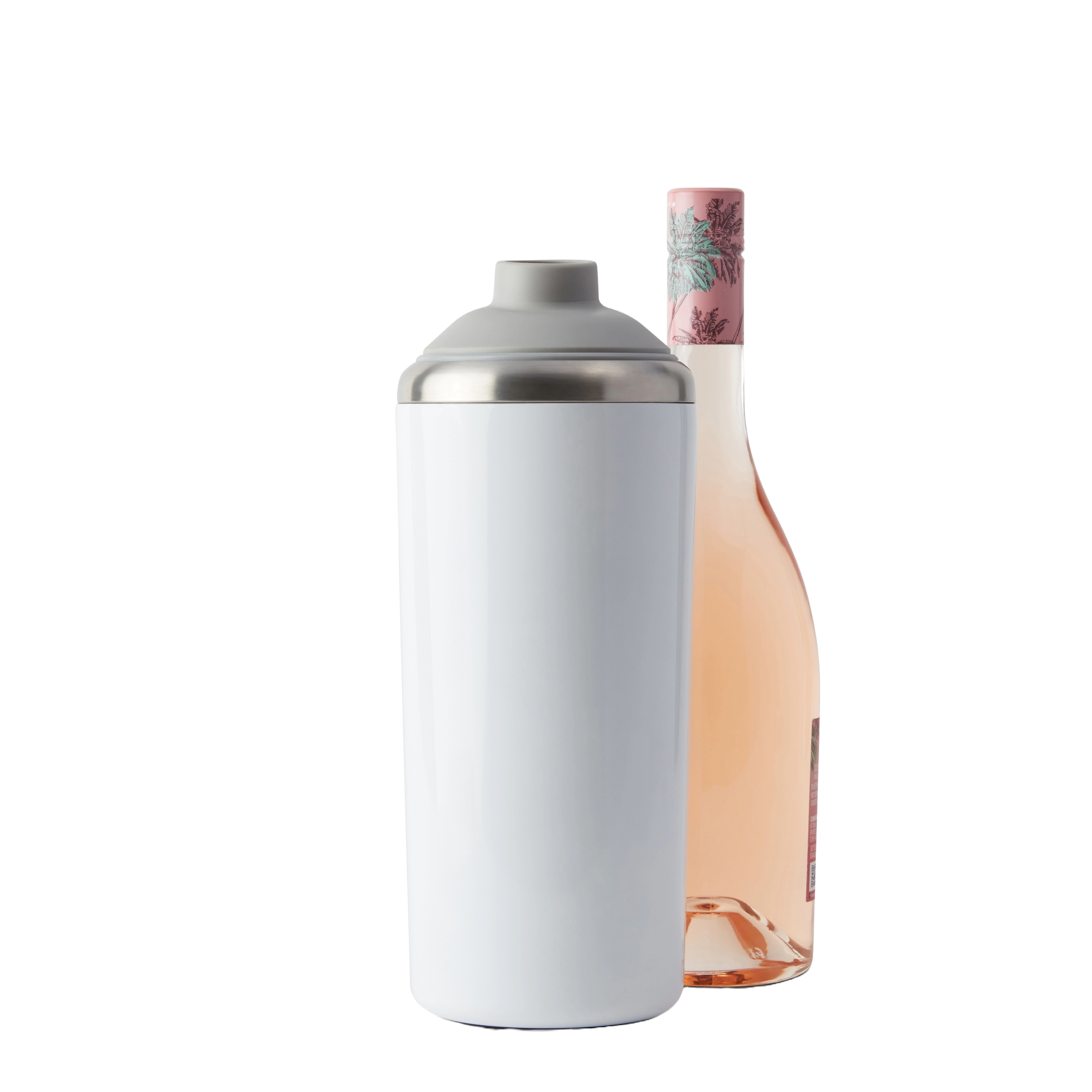 Wine Cooler Stainless Steel Double Wall Insulator for most 750 ml Bottles